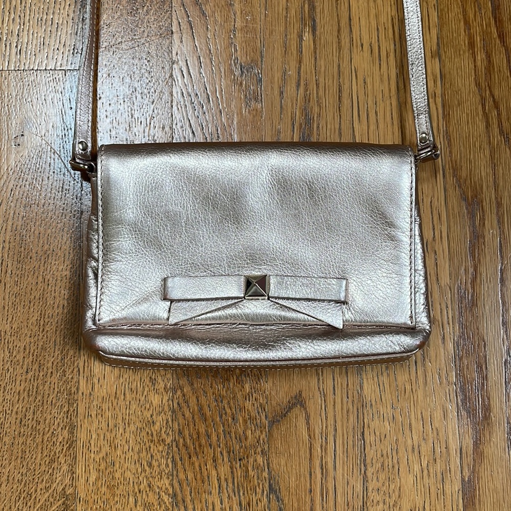 Kate spade crossbody shiny bag